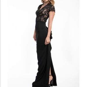 Nicole Batki formal navy blue dress